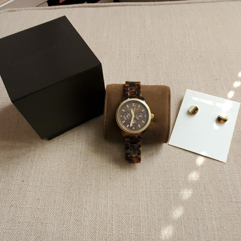 Watch and Earrings/ Moving Sale